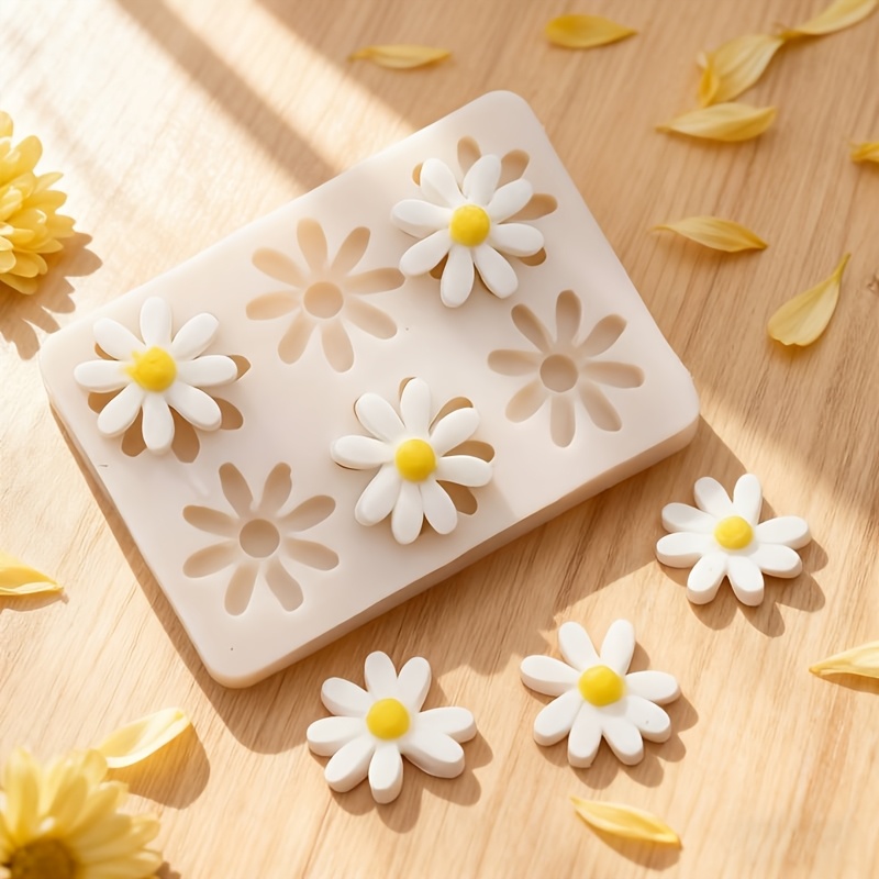 Soap Making Handmade - 1pc 3D Daisy Sunflower Silicone Mold