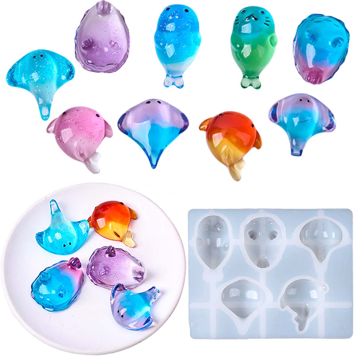Soap Making Handmade - 3D Healing Kawaii Manta Ray Whale