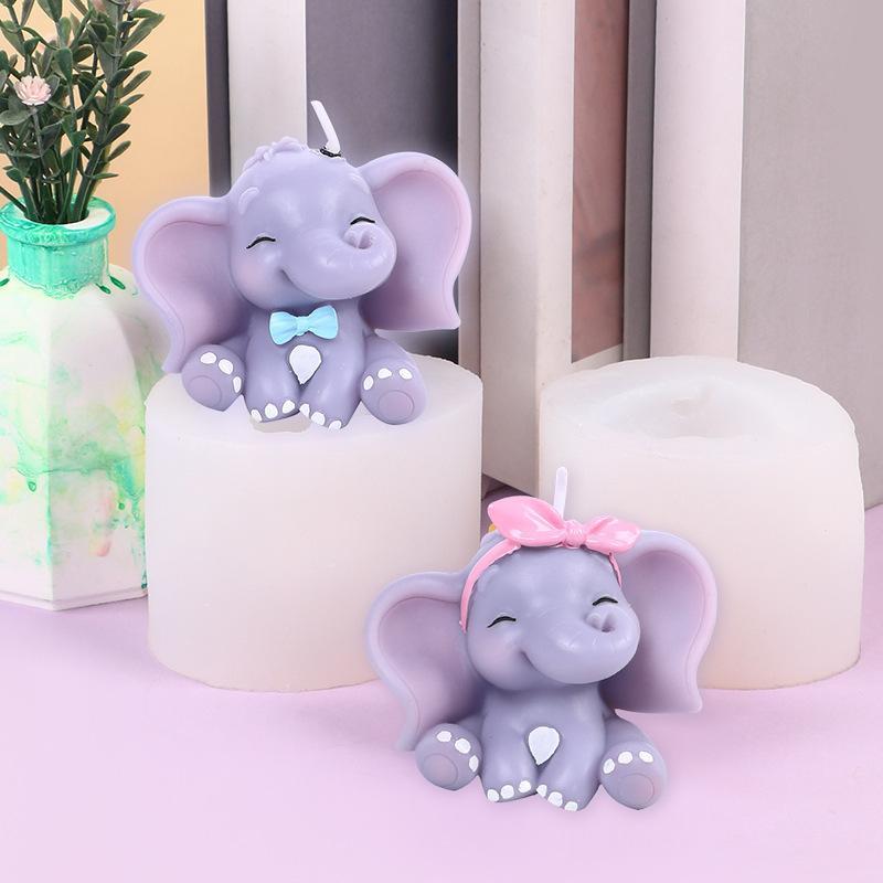 Cute 3D Elephant Silicone Cand - огляд і ціна Soap Making Handmade