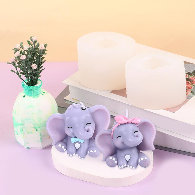 Cute 3D Elephant Silicone Cand - огляд і ціна Soap Making Handmade