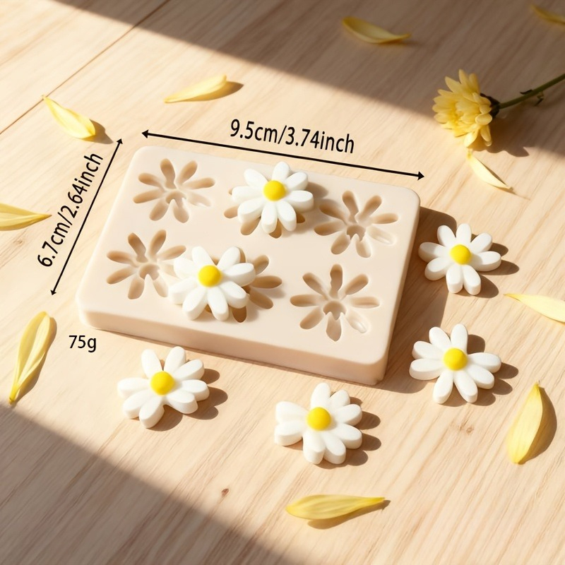 1pc 3D Daisy Sunflower Silicon - огляд і ціна Soap Making Handmade