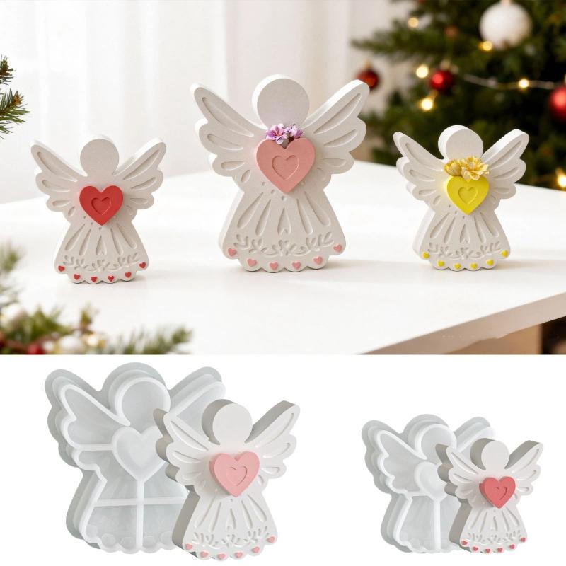 Love Angel Gypsum Mold Candle  - огляд і ціна Soap Making Handmade