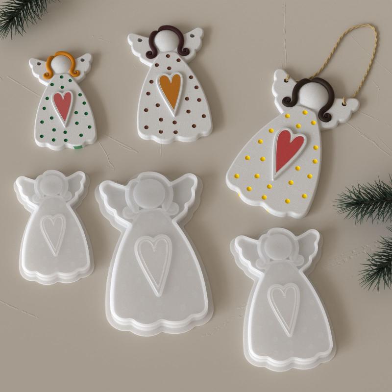 Love Angel Gypsum Mold Candle  - огляд і ціна Soap Making Handmade