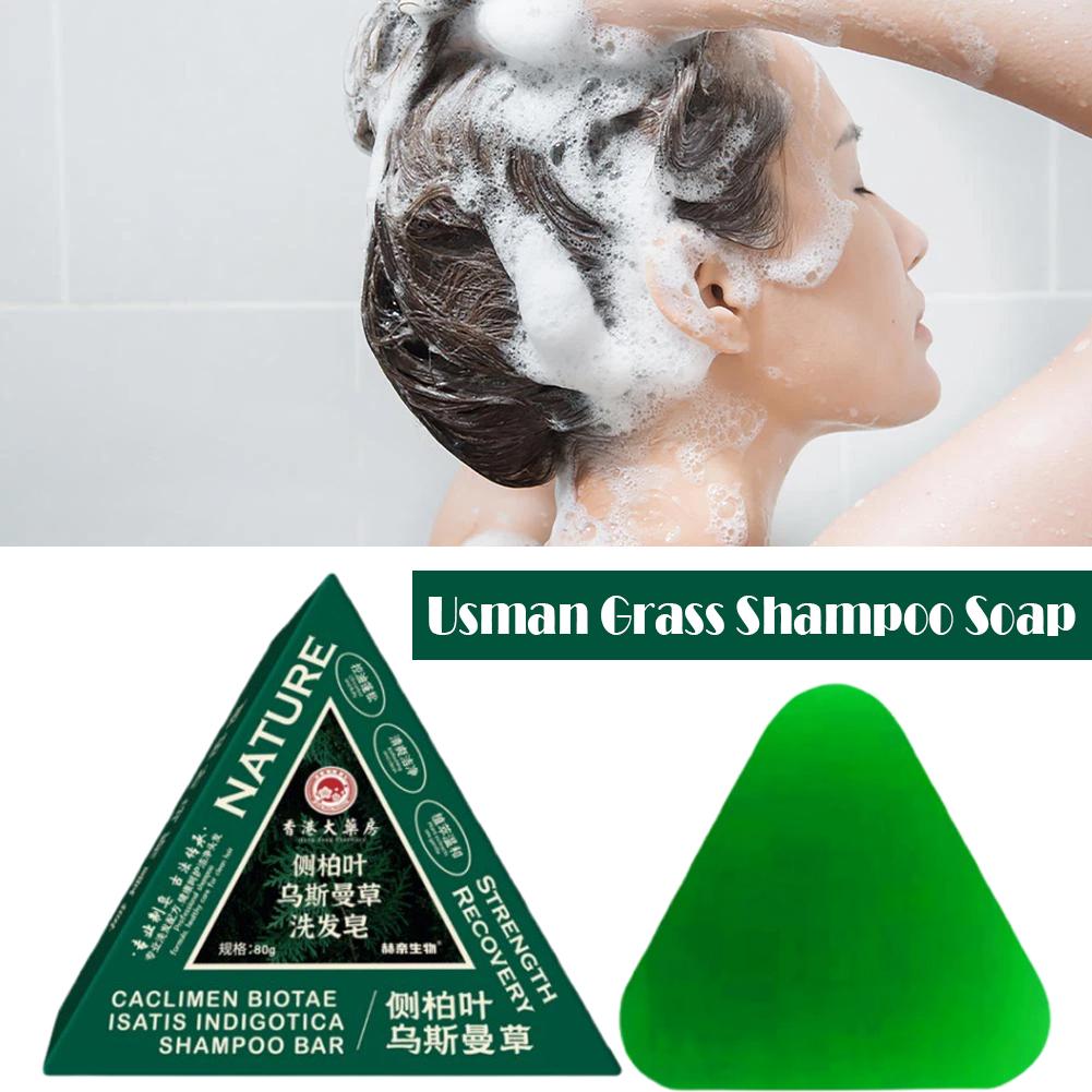 80g Usman Grass Solid Shampoo  - огляд і ціна Soap Making Oils