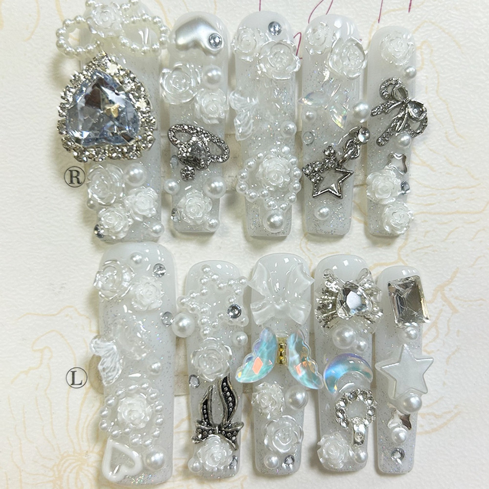 10PCS Cute Jirai Kei White Han - огляд і ціна Soap Making Handmade