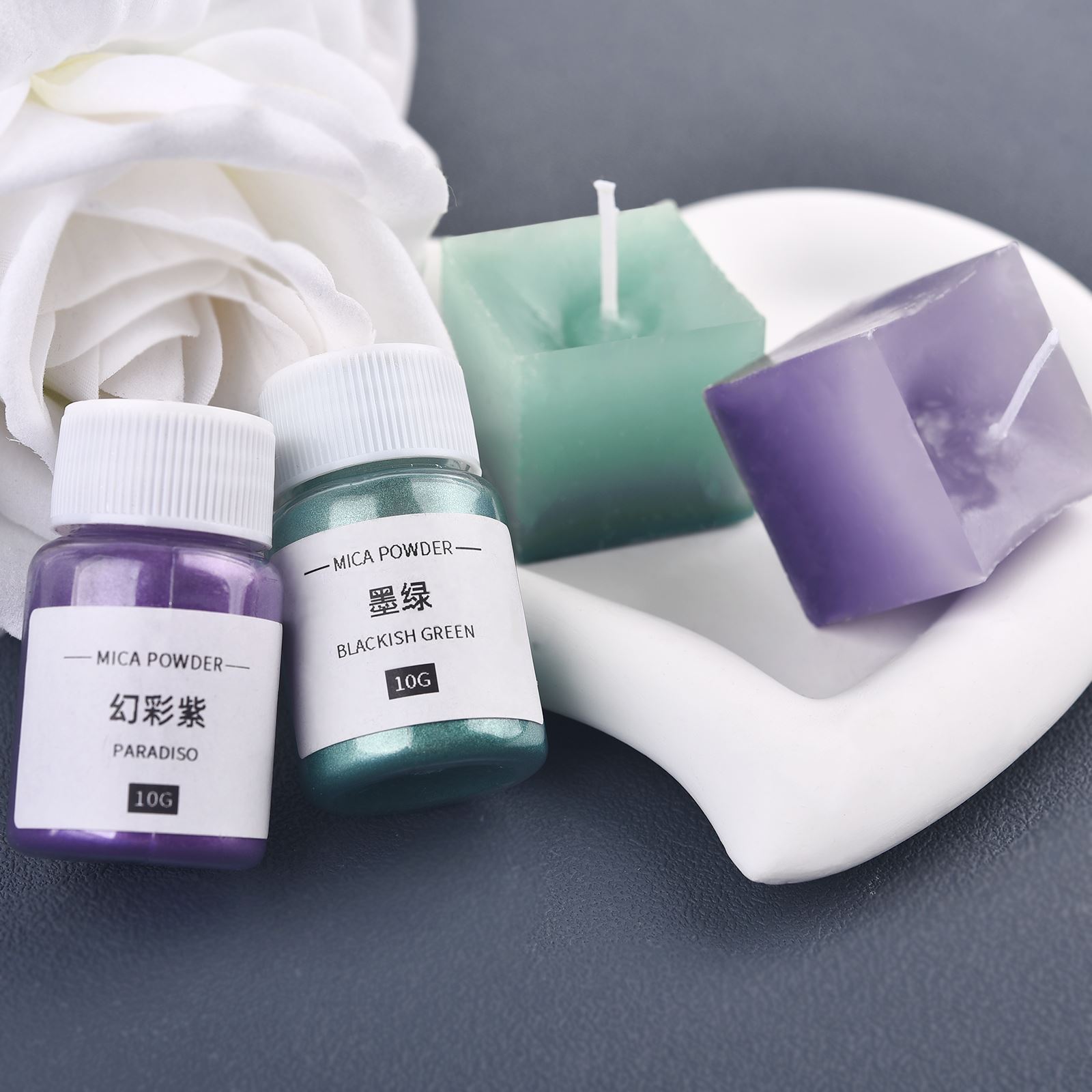 10G/Bottle Candle Pearlescent  - огляд і ціна Mica Powder Colorant