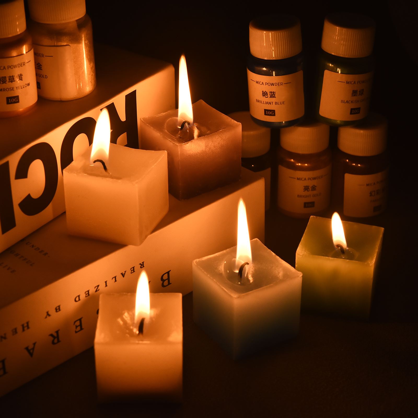 10G/Bottle Candle Pearlescent  - огляд і ціна Mica Powder Colorant