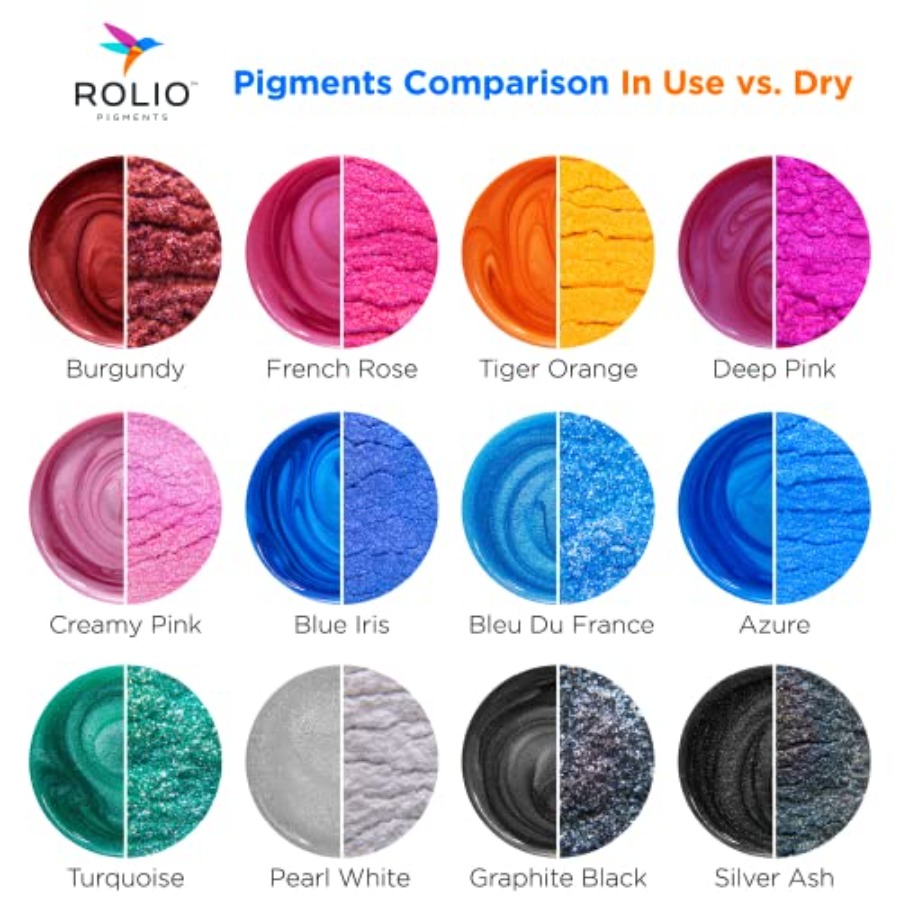 Mica Powder Color Pigment Set  - огляд і ціна Mica Powder Colorant