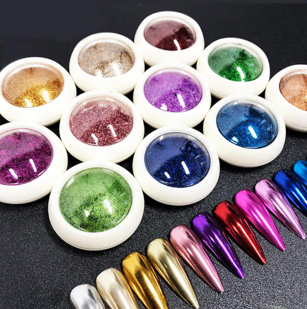 2BOX/Set Red Green Chrome Mirr - огляд і ціна Mica Powder Colorant